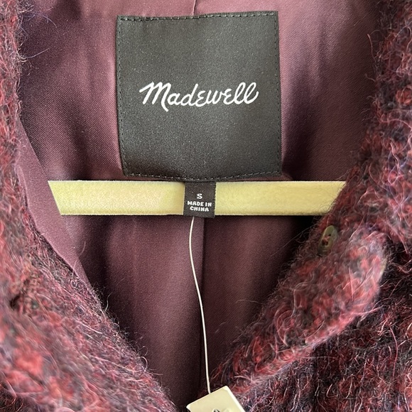 NWT Madewell Wool Jacket - Picture 3 of 10